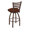 Holland Bar Stool Co 25" Swivel Counter Stool, Bronze Finish, Rein Adobe Seat 41025BZ023